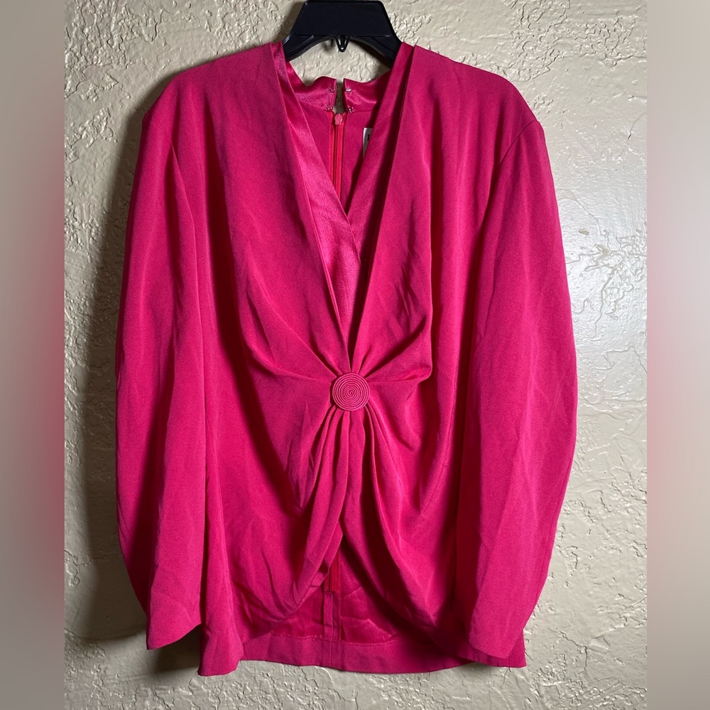 Vintage DAYMOR Couture top hot pink